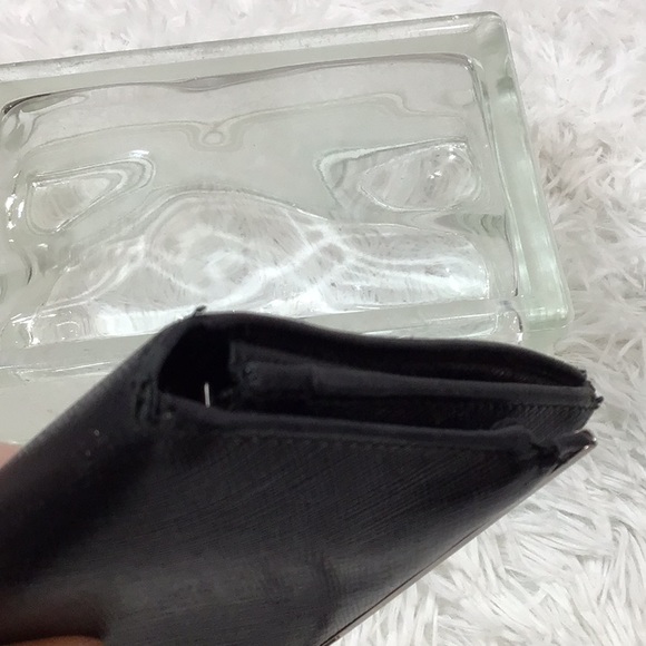 Salvatore Ferragamo black continental saffiano leather bifold wallet - Picture 12 of 15